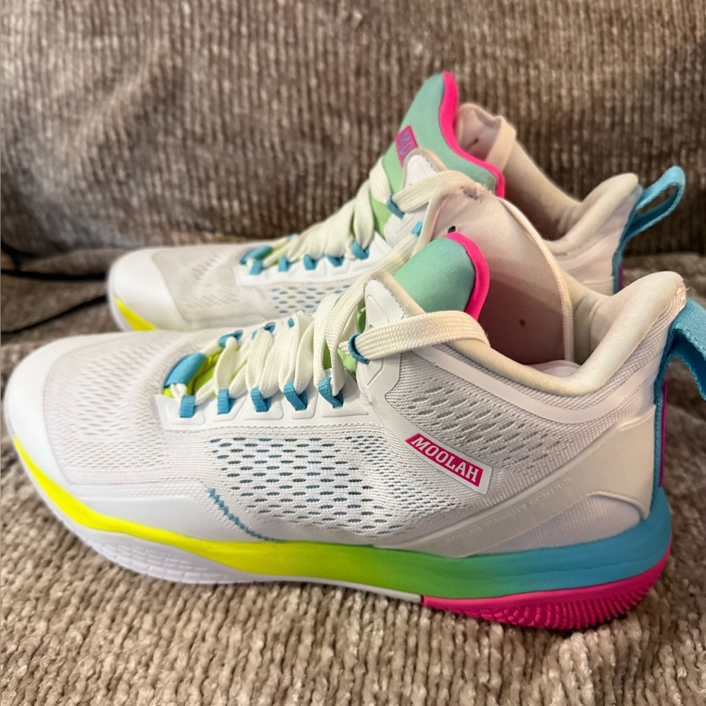 Moolah Neovolt Mid Pro Neon Glo Women's Size 10.5 Basketball Sneakers (B)